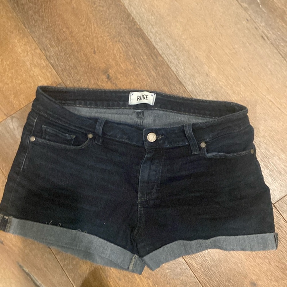 Paige Denim cuffed shorts.
